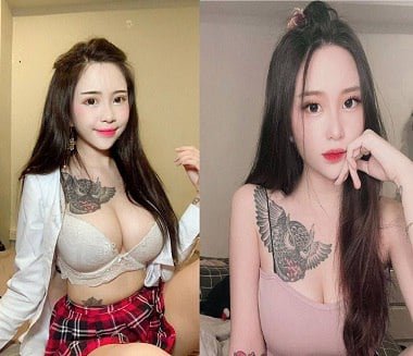 สาวร้อนมีหน้าอกที่เฟื่องฟู
