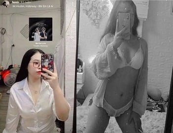 หญิงสาวฮังเหอดูแลต้นกล้วยร้อน