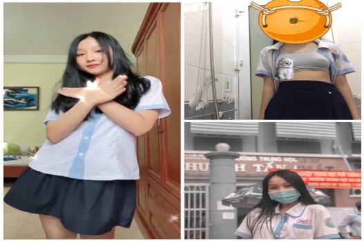 สาวโรงเรียนมัธยม Huynh Tan Phat ถ่ายทำโดยแฟนของเธออย่างลับๆ
